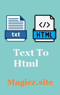 Text to HTML